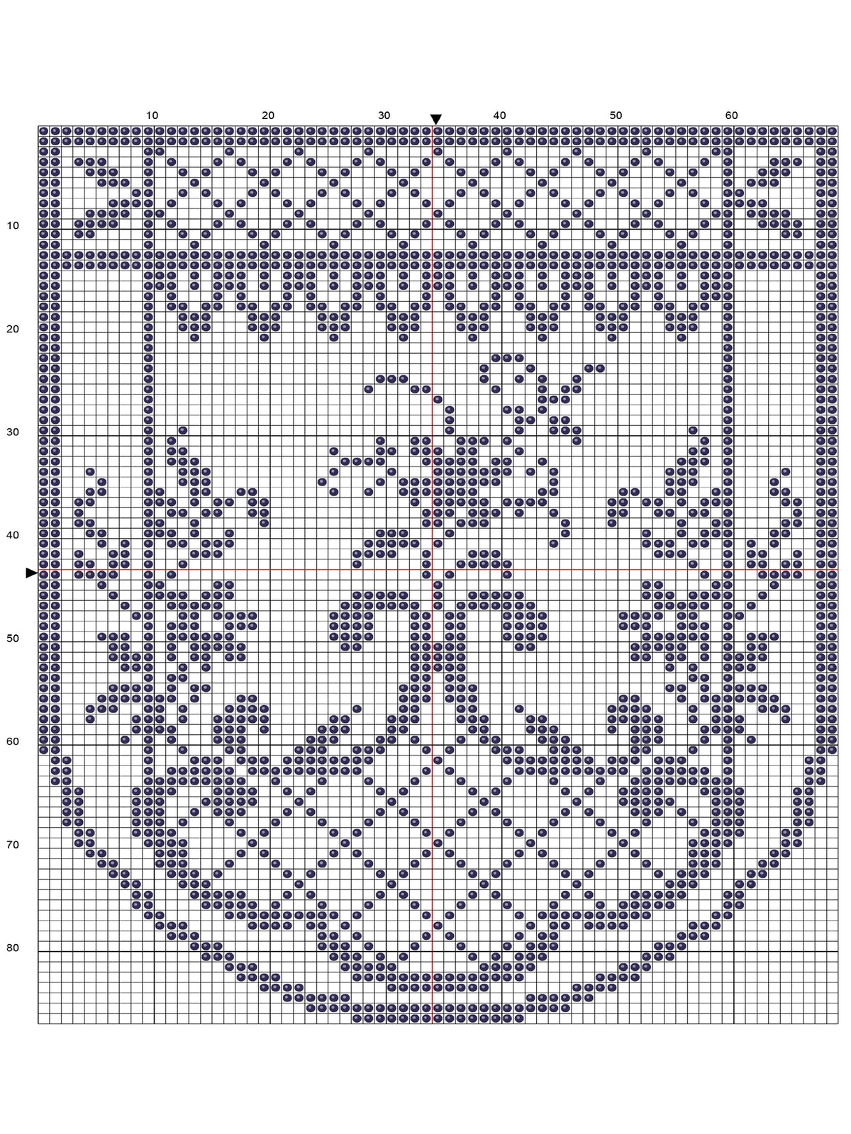 Antique beaded silk bag pattern