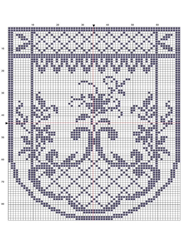 Antique beaded silk bag pattern